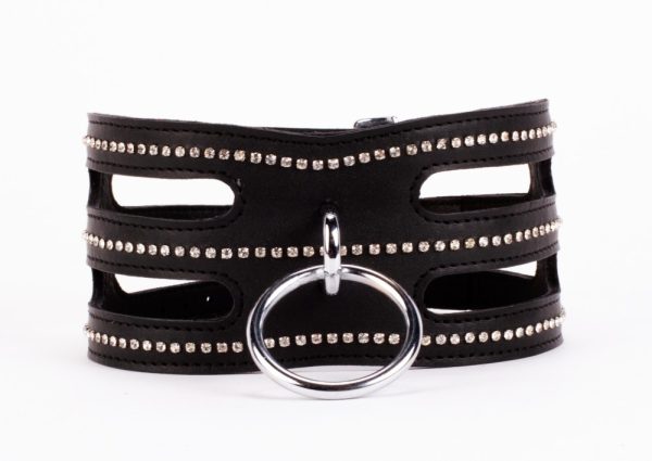 Designer Traingo Collar Made in Calf Softy Leather Black ViPstore.hu - Erotika Webáruház - Szexshop
