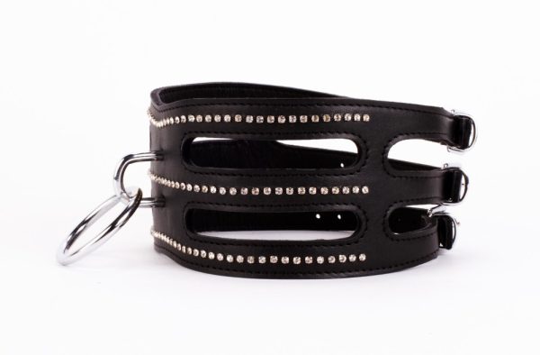 Designer Traingo Collar Made in Calf Softy Leather Black ViPstore.hu - Erotika Webáruház - Szexshop 3