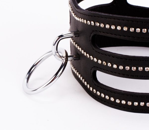 Designer Traingo Collar Made in Calf Softy Leather Black ViPstore.hu - Erotika Webáruház - Szexshop 4
