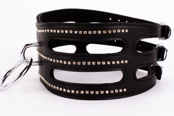 Designer Traingo Collar Made in Calf Softy Leather Black ViPstore.hu - Erotika Webáruház - Szexshop 5