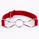 Calf Softy Leather Top and Lamb Leather Padding with Stainless Steel Mouth Piece Red | ViPstore.hu - Erotika webáruház #1 - EAN 5999560510522 | SKU DEVIL00069
