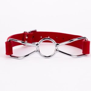 Calf Softy Leather Top and Lamb Leather Padding with Stainless Steel Mouth Piece Red ViPstore.hu - Erotika Webáruház - Szexshop 2