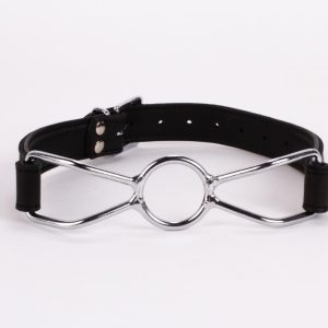 Calf Softy Leather Top and Lamb Leather Padding with Stainless Steel Mouth Piece Black ViPstore.hu - Erotika Webáruház - Szexshop 2