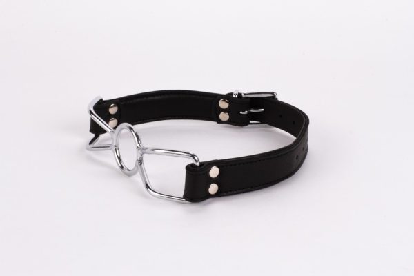 Calf Softy Leather Top and Lamb Leather Padding with Stainless Steel Mouth Piece Black ViPstore.hu - Erotika Webáruház - Szexshop 3