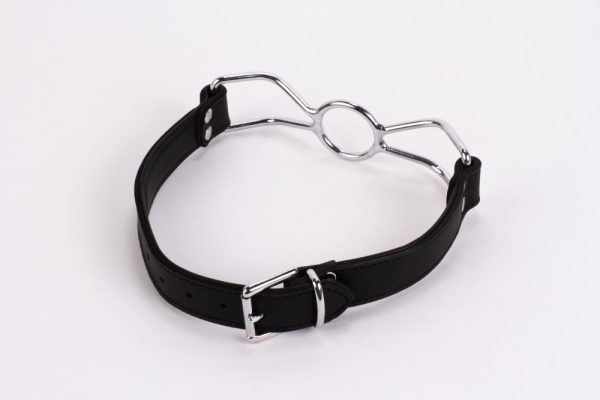 Calf Softy Leather Top and Lamb Leather Padding with Stainless Steel Mouth Piece Black ViPstore.hu - Erotika Webáruház - Szexshop 4