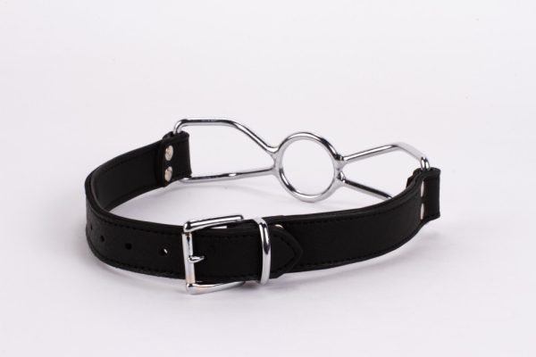 Calf Softy Leather Top and Lamb Leather Padding with Stainless Steel Mouth Piece Black ViPstore.hu - Erotika Webáruház - Szexshop 5