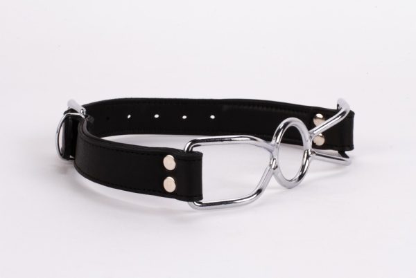 Calf Softy Leather Top and Lamb Leather Padding with Stainless Steel Mouth Piece Black ViPstore.hu - Erotika Webáruház - Szexshop 6
