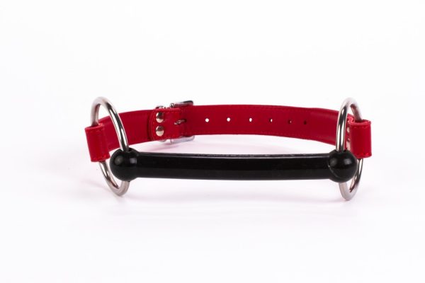 Calf Softy Leather Top and Lamb Leather padding with Silicone Mouth Piece Red ViPstore.hu - Erotika Webáruház - Szexshop 3
