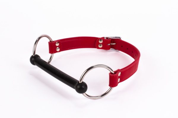 Calf Softy Leather Top and Lamb Leather padding with Silicone Mouth Piece Red ViPstore.hu - Erotika Webáruház - Szexshop 4