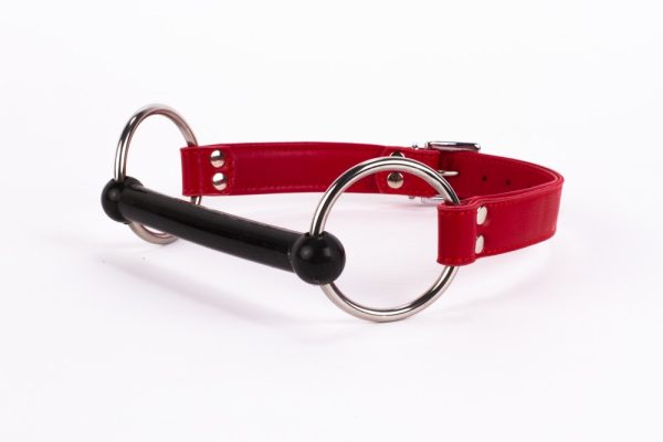 Calf Softy Leather Top and Lamb Leather padding with Silicone Mouth Piece Red ViPstore.hu - Erotika Webáruház - Szexshop 5