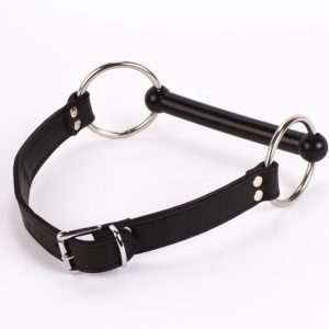 Calf Softy Leather Top and Lamb Leather padding with Silicone Mouth Piece Black ViPstore.hu - Erotika Webáruház - Szexshop 2