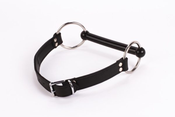 Calf Softy Leather Top and Lamb Leather padding with Silicone Mouth Piece Black ViPstore.hu - Erotika Webáruház - Szexshop 2