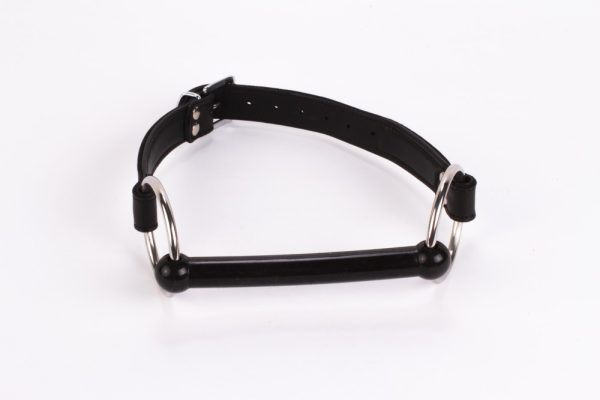 Calf Softy Leather Top and Lamb Leather padding with Silicone Mouth Piece Black ViPstore.hu - Erotika Webáruház - Szexshop 3