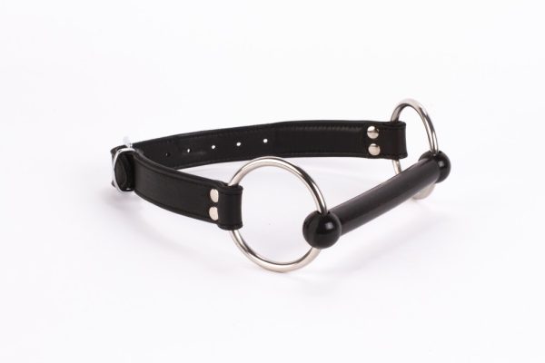 Calf Softy Leather Top and Lamb Leather padding with Silicone Mouth Piece Black ViPstore.hu - Erotika Webáruház - Szexshop 5