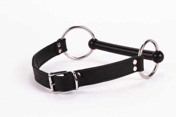 Calf Softy Leather Top and Lamb Leather padding with Silicone Mouth Piece Black ViPstore.hu - Erotika Webáruház - Szexshop 6