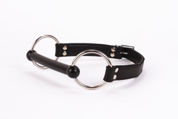Calf Softy Leather Top and Lamb Leather padding with Silicone Mouth Piece Black ViPstore.hu - Erotika Webáruház - Szexshop 7