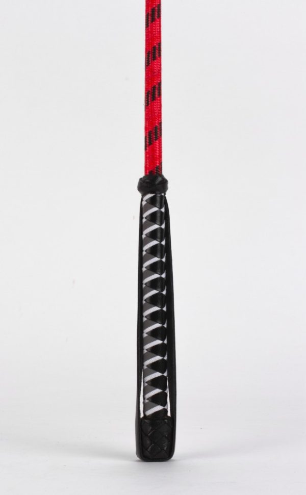 Nylon Stick with Neon Strip and Goat Kid Leather Handle Nubuck Leather Top Red ViPstore.hu - Erotika Webáruház - Szexshop 2