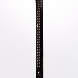 Lamb Leather Handle with 2 Rows of Small Rhinestones and Metal Chain Black ViPstore.hu - Erotika Webáruház - Szexshop 2