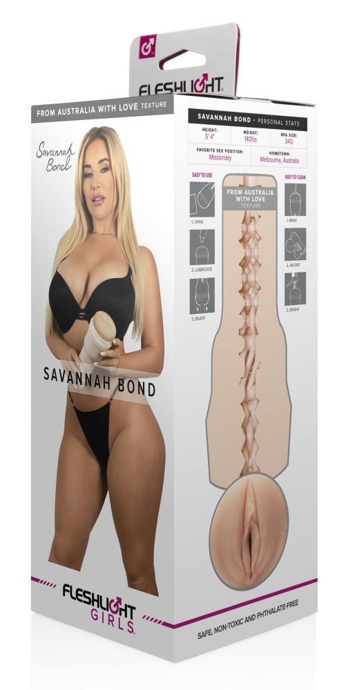 Fleshlight Girls Savannah Bond From Australia with love ViPstore.hu - Erotika Webáruház - Szexshop Fleshlight Girls Savannah Bond From Australia with love ViPstore.hu - Erotika Webáruház - Szexshop