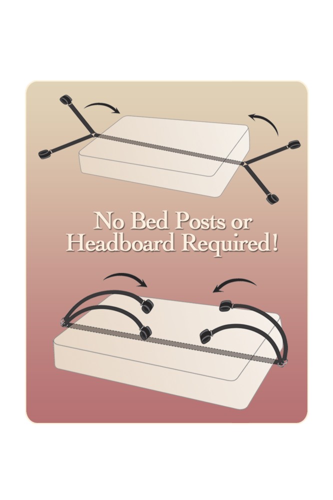 Bed Bindings Restraint Kit Black ViPstore.hu - Erotika Webáruház - Szexshop 4 Bed Bindings Restraint Kit Black ViPstore.hu - Erotika Webáruház - Szexshop 4