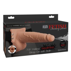 7" Squirting Hollow Strap-on Light/Black ViPstore.hu - Erotika Webáruház - Szexshop 7" Squirting Hollow Strap-on Light/Black ViPstore.hu - Erotika Webáruház - Szexshop