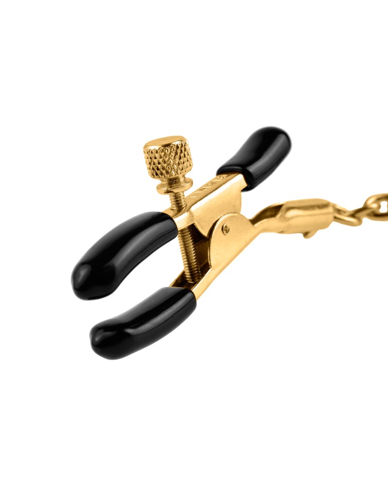 Chain Nipple Clamps Gold/Black ViPstore.hu - Erotika Webáruház - Szexshop 4 Chain Nipple Clamps Gold/Black ViPstore.hu - Erotika Webáruház - Szexshop 4
