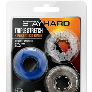 STAY HARD TRIPLE STRETCH 3PACK COCKRINGS ViPstore.hu - Erotika Webáruház - Szexshop