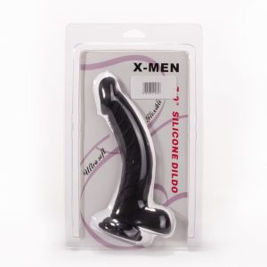 X-MEN 7.9" Silicone Dildo Black ViPstore.hu - Erotika Webáruház - Szexshop