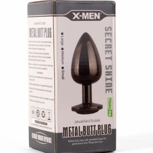 X-MEN Secret Shine Metal Butt Plug Gun Colour S ViPstore.hu - Erotika Webáruház - Szexshop 2