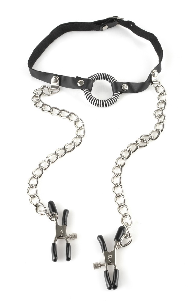 O-Ring Gag Nipple Clamps Black/Silver ViPstore.hu - Erotika Webáruház - Szexshop 3 O-Ring Gag Nipple Clamps Black/Silver ViPstore.hu - Erotika Webáruház - Szexshop 3