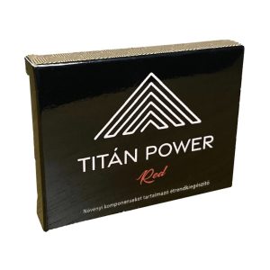 TITÁN Power red – 3 pcs ViPstore.hu - Erotika Webáruház - Szexshop