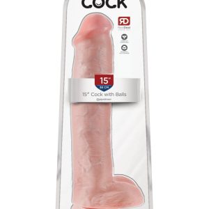 15" Cock with Balls  Light ViPstore.hu - Erotika Webáruház - Szexshop