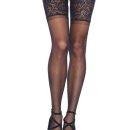 Tigh High w Silicon Stay Up Black S/L | ViPstore.hu - Erotika webáruház #1 - EAN 714718017075 | SKU LEGAV00119