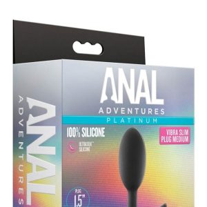 ANAL ADVENTURES VIBRA SLIM PLUG – MEDIUM ViPstore.hu - Erotika Webáruház - Szexshop