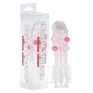 Super Stretch Transparent Silicone Sleeve With Little Balls ViPstore.hu - Erotika Webáruház - Szexshop
