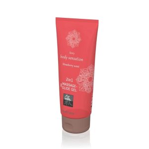 Massage- & Glide Gel 2 in 1 – Strawberry scent 200ml ViPstore.hu - Erotika Webáruház - Szexshop 2