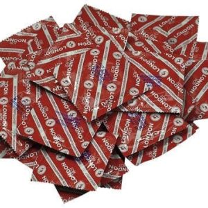 LONDON CONDOMS ROT (strawberry) 100 PCS ViPstore.hu - Erotika Webáruház - Szexshop