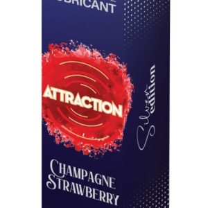 LUBRICANT ATTRACTION CHAMPAGNE STRAWBERRY 50 ML ViPstore.hu - Erotika Webáruház - Szexshop