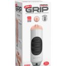 Mega Grip Vibrating Stroker Pussy  White/Black/Light | ViPstore.hu - Erotika webáruház #1 - EAN 603912349375 | SKU PIPE0RD292
