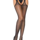 Spandex sheer suspender hose O/S - black | ViPstore.hu - Erotika webáruház #1 - EAN 714718541617 | SKU LEGAV07879