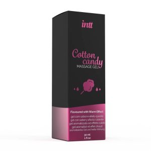 MASSAGE GEL COTTON CANDY GLASS BOTTLE 30ML + BOX ViPstore.hu - Erotika Webáruház - Szexshop