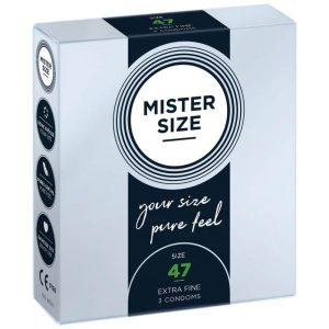 MISTER SIZE 47 mm Condoms 3 pieces ViPstore.hu - Erotika Webáruház - Szexshop