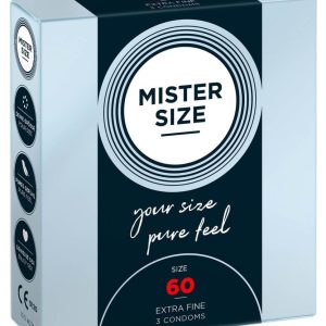 MISTER SIZE 60 mm Condoms 3 pieces ViPstore.hu - Erotika Webáruház - Szexshop