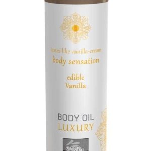 Luxury body oil edible – Vanilla 75ml ViPstore.hu - Erotika Webáruház - Szexshop