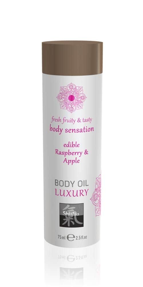 Luxury body oil edible – Raspberry & Apple 75ml ViPstore.hu - Erotika Webáruház - Szexshop Luxury body oil edible – Raspberry & Apple 75ml ViPstore.hu - Erotika Webáruház - Szexshop