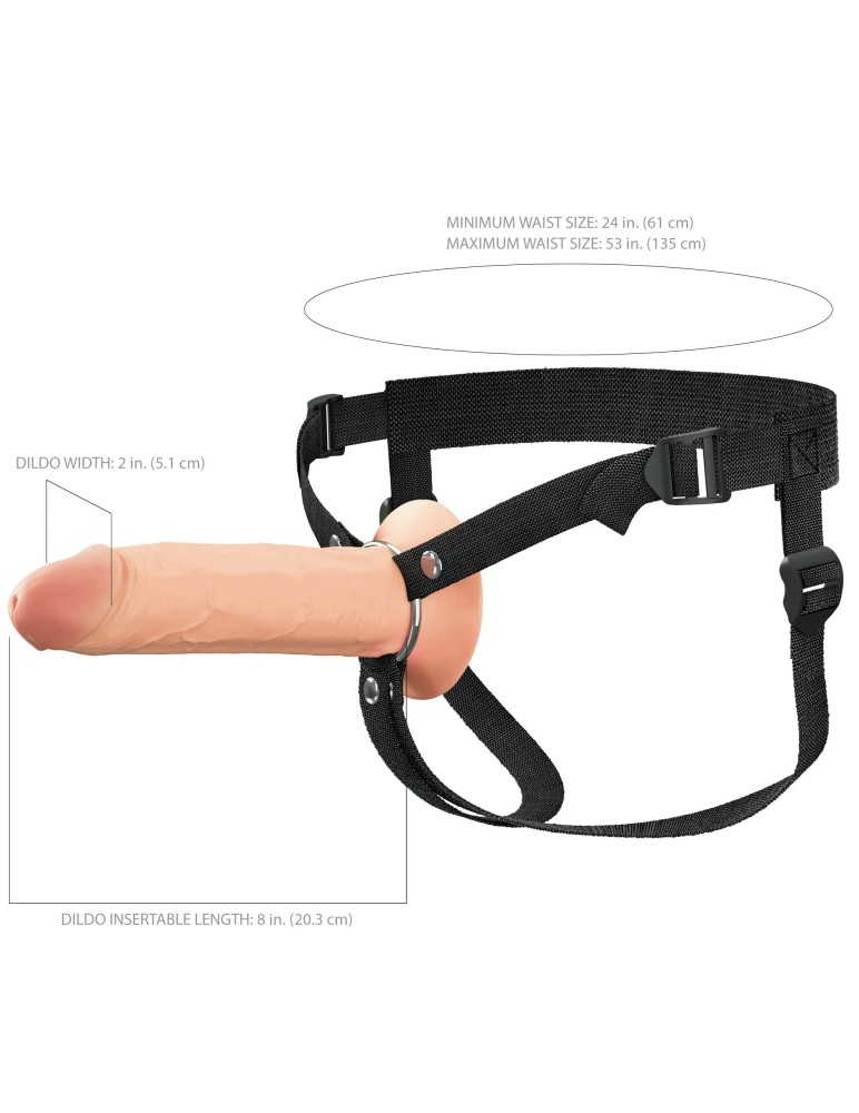 8" Silicone Hollow Strap-on – Dual Density ViPstore.hu - Erotika Webáruház - Szexshop 8 8" Silicone Hollow Strap-on – Dual Density ViPstore.hu - Erotika Webáruház - Szexshop 8