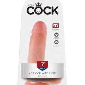 7" Cock with Balls  Light ViPstore.hu - Erotika Webáruház - Szexshop