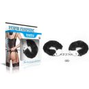Fetish Pleasure Fluffy Hand Cuffs Black | ViPstore.hu - Erotika webáruház #1 - EAN 6970260900607 | SKU LVTOY00269