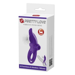 Pretty Love Vibrant Penis Ring Purple ViPstore.hu - Erotika Webáruház - Szexshop