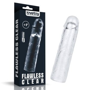 Flawless Clear Penis Sleeve Add 2'' ViPstore.hu - Erotika Webáruház - Szexshop